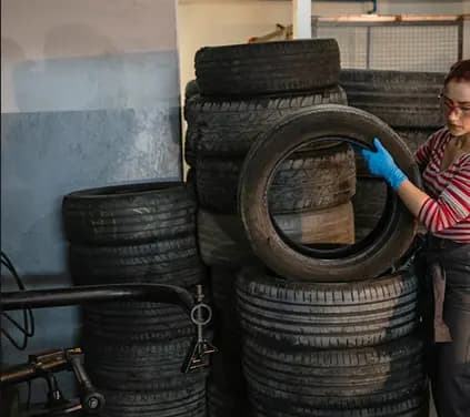 Image showing some of our quality tyres