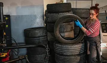 Image showing some of our quality tyres