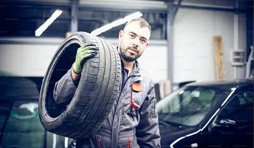 Image showing some of our quality tyres